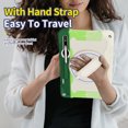 thumbnail image 2 of 3in1 Rotating Stand Case for Samsung Galaxy Tab S9+ 12.4 inch SM-X810 with Hand/Shoulder Strap, Shockproof Rugged, Green, 2 of 7
