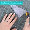thumbnail image 2 of Creative Grids Kitty Cornered Ruler - CGRDH5, 2 of 6
