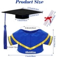 thumbnail image 2 of Graduation Doll Clothes Class of 2026 Plush Stuffed Animal Outfit Pet Dog Doll Cap and Gown Fits 12" Doll Bear for Graduation Day Gifts, 2 of 7