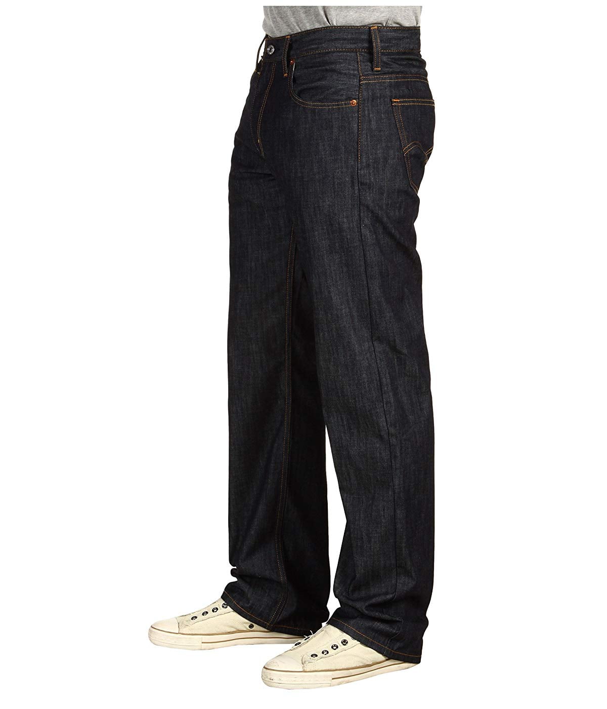 Men's Levi's 569 Loose Straight Fit Jeans Dark Chipped