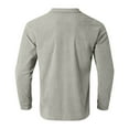 thumbnail image 5 of XIYON Long Sleeve Polo Shirts For Men Striped Zipper Shirt Summer Casual Holiday Shirts Tops Classic Comfortable Polo Shirts For Men, 5 of 8