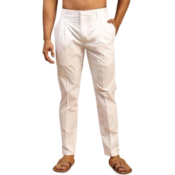 DWEEP SARA Fantastic Men's Aligari Pant Style Pajama, Ankle Pant for Kurta, Indian Style Pajama, Indian Ethnic Pajama - 4X-Large