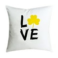 thumbnail image 1 of Housse de Coussin Jeté Feuille d'Ananas Jaune pour Canapé Voiture Taille Décoration Maison, 1 of 2