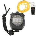 thumbnail image 1 of OUNONA 1Set Waterproof Electronic Stopwatch with Whistle Multi Function Timer for Sports Referee Use, 1 of 5