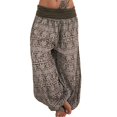 thumbnail image 4 of Women's Baggy Harem Pants Leggings Hippie Yoga Pants black XL, 4 of 5