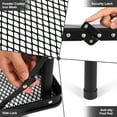 thumbnail image 4 of KUNOVA (TM) Table de Gril Pliable, Table en Aluminium à Hauteur Réglable avec Plateau en Treillis, Portable pour Camping Extérieur, Pique-Nique, Patio, Salle à Manger, BBQ, Fête, Noir 62 * 41 * 53.5 (L*L*H) cm, 4 of 8