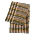 thumbnail image 2 of Women Scarf Pashmina Shawls and Wraps for Evening Dresses Winter Fashion Soft Warm Long Large Scarves Lightweight Plaid Stripe for Ladies Women's Winter Short Fringed Checkered Shawl Scarf, 2 of 3