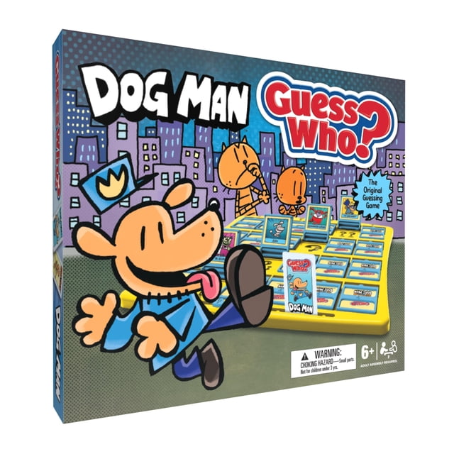 Juego de mesa USAOPOLY Guess Who? Dogman para 2 jugadores, 6+ años