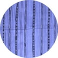 thumbnail image 1 of Ahgly Company Machine Washable Indoor Round Southwestern Blue Country Area Rugs, 8' Round, 1 of 4