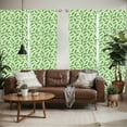 thumbnail image 2 of Ambesonne Banana Leaf Window Curtains, Ecology Botany, Each 28" W x 95" L, Green Pistachio Green, 2 of 5