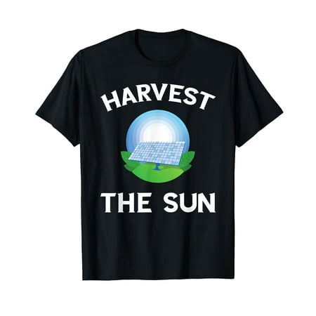 

Solar Power Harvest The Sun Solar Installation Solar Panel T-Shirt-3XL