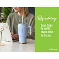 thumbnail image 2 of Reduce Gobelet de Tasse 40 oz, Acier Inoxydable avec Poignée – Garde les Boissons au Froid jusqu'à 34 Heures – Résistant à la Transpiration, Compatible avec le Lave-Vaisselle, Sans BPA – Coton Rose, Brillant Opaque, 2 of 9
