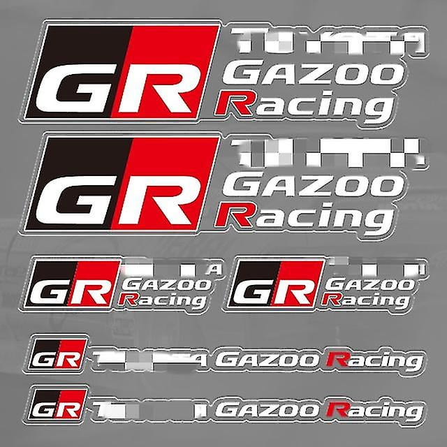 Autocollant de Voiture Gazoo Racing Gr Logo Emblème Autocollant Auto - Autocollants Intérieurs Automobiles