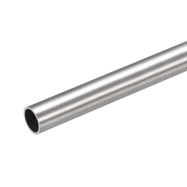 Tuberías de acero inoxidable 304 de Uxcell, tubería metálica capilar para maquinaria industrial 13 mm x 0.5 mm x 400 mm