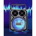 thumbnail image 3 of Altavoz Bluetooth Bling Bling JHW-1182 color azul portátil multifuncional para exteriores, 3 of 7