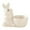 White, variant on CMrtew Easter Bunny Egg Cup Food-Safe Ceramic Egg Holder for Soft Boiled Eggs, Hand-Painted Kitchen Decor with Non-Slip Base (Dishwasher & Microwave Safe)