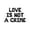 Black, variant on Letter Balloons - LOVE IS NOT A CRIME 16" Inch Alphabet Letters Foil Mylar Balloon Pride Day Party Banner (Black)