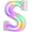 S, variant on LED Neon Letter Lights, Light Up LED Letters Lights Light Up Marquee Letters Lights Letters Neon Signs Battery USB Multicolor