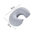 thumbnail image 2 of Almohada de lactancia y localizador, gris, 2 of 5