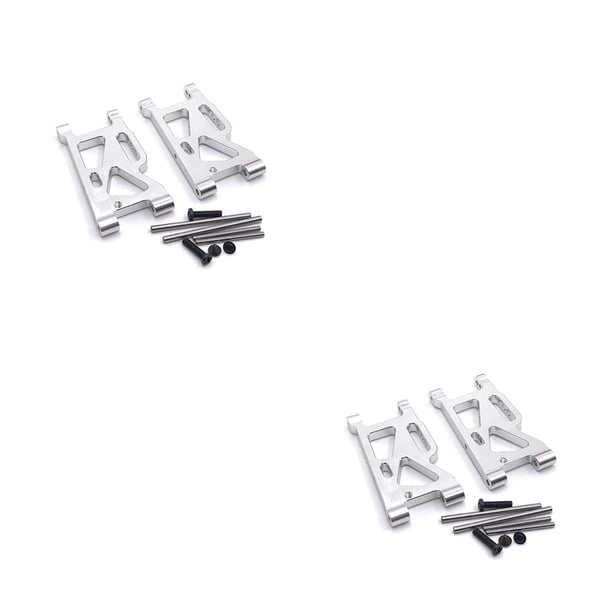 Tholdsy Brazo oscilante delantero para coche, 2 piezas, servicio profesional de larga duración, exquisito reemplazo de brazos de suspensión RC para Plata 2piezas Tholdsy CBP203190