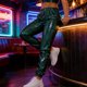thumbnail image 5 of TaTaai Women Fashion Colorful Shiny Patent Leather Casual Pants Loose Fit Lightweight Breathable Machine Washable Non See-through Versatile Daily Dating Shopping Wear Gift, 5 of 6