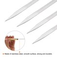 thumbnail image 4 of Uxcell 12pcs Metal Kebob Skewers 33cmx4.3mmx1.2mm(L*W*T) Stainless Steel Flat Sticks with Wood Handle, 4 of 5