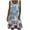 Blue Womens Summer Dress, variant on USSUMA Sundresses for Women Casual Summer Vintage Flowy Swing Tshirt Floral Print Knee Length Womens Shirt Dresses Beach U Neck Sleeveless Plus Size Wedding Guest Sun Dress