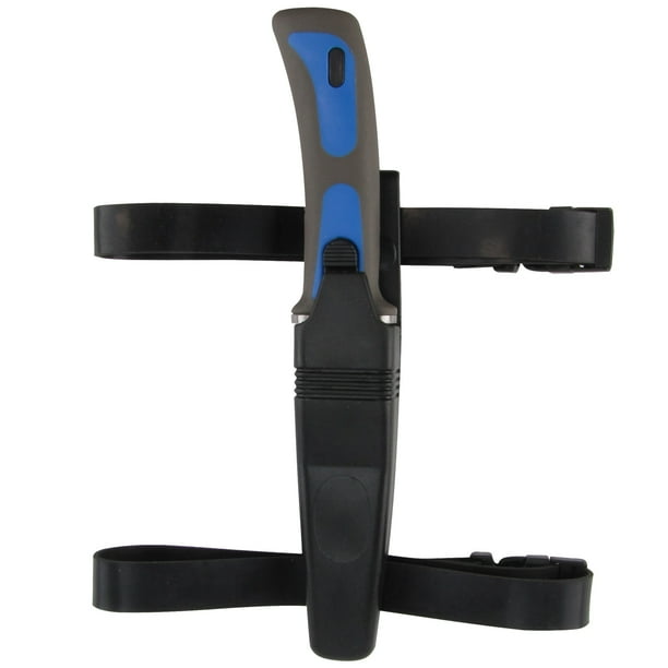 Blue Dive Knife Sheath&Line Cutter SCUBA Equipment/Snorkeling Gear