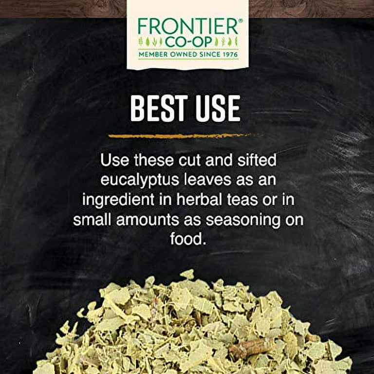 Frontier Natural Products Eucalyptus Leaves, Cut & Sifted 1 Frontier Natural Products Eucalyptus Leaves, Cut & Sifted 1