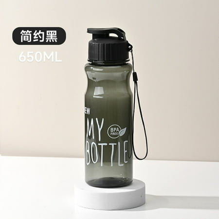 

2L Water Bottles Transparent Plastic Straw Cup Large Capacity Outdoor Sports Water Bottle with Time Marker Summer Drinkware