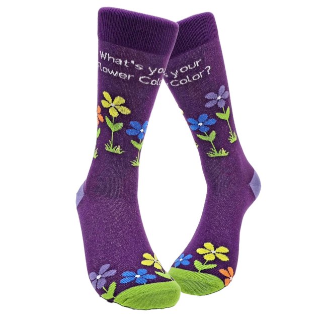 Chaussettes Colorées "What's Your Flower" de Sock Panda