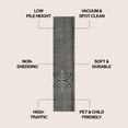thumbnail image 4 of JONATHAN Y SCANDINAVIAN 2 x 8 Runner Rug, Sofia Arch Stripe Two-Tone - Black/White, SCN109C-28, 4 of 5