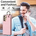 thumbnail image 4 of Nalacover for Samsung Galaxy A13 4G Wallet Case with Card Slots & Metal Finger Ring, Durable PU Leather Back Double Magnetic Botton Flip Kickstand Purse Shockproof Phone Case,Rosegold, 4 of 10