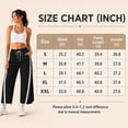 thumbnail image 7 of Carlikeit Women's Wide Leg Track Pants 2026 Lightweight Baggy Y2K Pants with Contrast Stripes Drawstring Elastic Waist Casual Parachute Trousers, 7 of 7