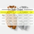 thumbnail image 3 of Baby Boy Girls Clothes Newborn Romper Fall Winter One-piece Outfit Infant Cute Cartoon Clothing Set 0-18 Months Gray 12-18 Months, 3 of 3