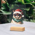 thumbnail image 2 of Hello Winter Siamese Frosty Morning Walk Welcome Snowy Christmas Acrylic Plaque Sign Ashwood Base Cat Lover Kitten Owner Gifts Home Desk Decor - 02018, 2 of 5