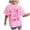 Pink, variant on Nwiuh Girl's Cute Bow Graphic T Shirts Short Sleeve Crew Neck Loose Fit Summer Casual Tee Tops (White, 9-10 Years)