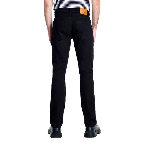 Jeans Oggi Hombre Vaxter Movin Negro Corte Slim Straight Negro Black OGGI JEANS OGGI JEANS VAXTMOVINEGR Walmart en linea