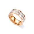thumbnail image 1 of Anillo de mujer, adornos de joyería, decoración de mano, hermosos anillos románticos brillantes para mujer, accesorio de moda, decoración de Ropa, zapatos y accesorios Miscelánea Oro rosa/2 capas Minnieouse AP015313-06, 1 of 6