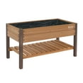 thumbnail image 1 of Jardinière surélevée Miracle-Gro en bois 2 x 4 pi. avec étagère, 1 of 4