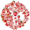 thumbnail image 2 of 35pcs-50pcs Red Stickers Stationery Stickers Sweet Kids Stickers Funny DIY Stickers for Laptops Suitcases, 2 of 9