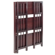 Casual Home 3-Shelf Folding Stackable Bookcase 27.5 Wide-Finish:Espresso