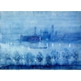thumbnail image 2 of Pennell, Joseph 32x25 White Modern Wood Framed Museum Art Print Titled - Blue Night, London, 2 of 4