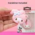 thumbnail image 3 of iFace Special Edition Silicone Cover Designed for Apple AirTags with Carabiner Keychain Clip Included - My Melody, 3 of 6