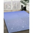 thumbnail image 2 of Ahgly Company Indoor Rectangle Patterned Jeans Blue Area Rugs, 4' x 6', 2 of 6