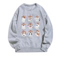 thumbnail image 3 of WEAIXIMIUNG Sweat-Shirt de Maternité et Shorts Mode Décontractée Imprimé Manches Longues Hoodie Top, 3 of 3