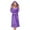 Purple, variant on AOOCHASLIY Bath Robes for Women Clearance Plush Robes Casual Long Sleeve Hooded Belt Pocket Long Bathrobe Home Sleepwear