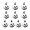A, variant on Halloween Foam Pumpkins Realistic Fake Pumpkin Decor for Windows, Porch & Holiday Ornaments Simulated Foam Pumpkins Decorative Props