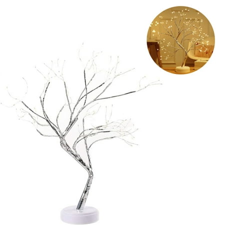 

Cherry Blossom Tree Light USB Christmas Tree LED Twig Light DIY Bonsai Tree Lamp Desk Night Light with Touch Switch Christmas Decoration Light for Bedroom