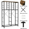 thumbnail image 6 of HOMEFORT 18 Drawer Dresser for Bedroom, 57" Tall Fabric Chest of Drawers, Large Capacity Storage Organizer Tower for Closet, Nursery, Living Room, Hallway, Entryway, Rustic Brown, 6 of 8
